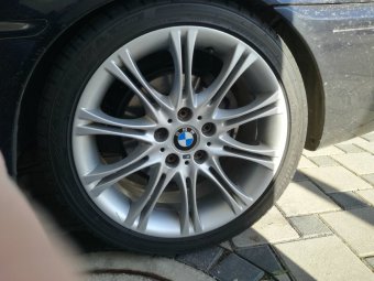 BMW M135 Felge in 8.5x18 ET 50 mit Bridgestone  Reifen in 255/35/18 montiert hinten Hier auf einem 3er BMW E46 320i (Cabrio) Details zum Fahrzeug / Besitzer