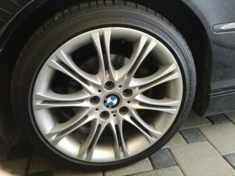 BMW M135 Felge in 8x18 ET 47 mit Bridgestone  Reifen in 225/40/18 montiert vorn Hier auf einem 3er BMW E46 320i (Cabrio) Details zum Fahrzeug / Besitzer