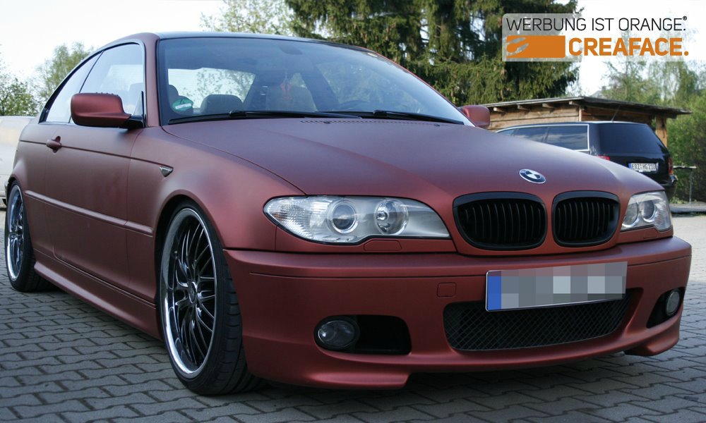 Nico's E46 Coup - erstrahlt jetzt in rot matt - 3er BMW - E46