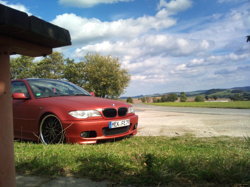 Nico's E46 Coup - erstrahlt jetzt in rot matt - 3er BMW - E46