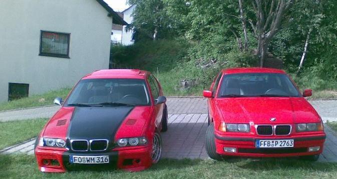 323ti Bi-color mit m3 e93 kiemen - 3er BMW - E36