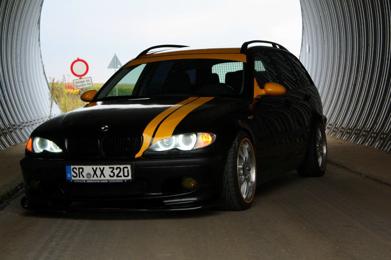 E46 320d Touring - .. black & yellow .. - 3er BMW - E46