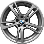 BMW M LM Doppelspeiche 369M Felge in 8.5x18 ET 40 mit Pirelli  Reifen in 245/50/18 montiert vorn Hier auf einem X3 BMW F25 xDrive20d (SAV) Details zum Fahrzeug / Besitzer
