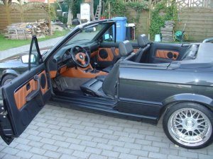 Leder Zimt u.WRD Mesh - 3er BMW - E30