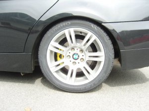 BMW M 194 Felge in 8.5x17 ET  mit kumho  Reifen in 255/40/17 montiert hinten Hier auf einem 3er BMW E90 318i (Limousine) Details zum Fahrzeug / Besitzer
