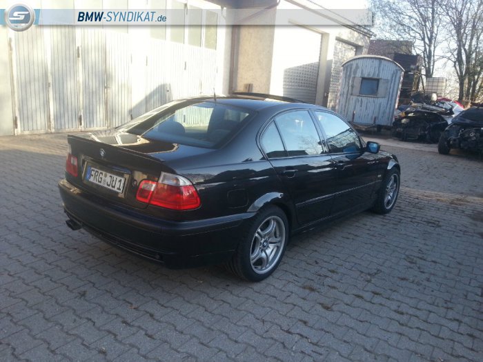 E46 330D Schwarz in Schwarz [ 3er BMW - E46 ] Limousine - [Tuning - Fotos  - Bilder - Stories]