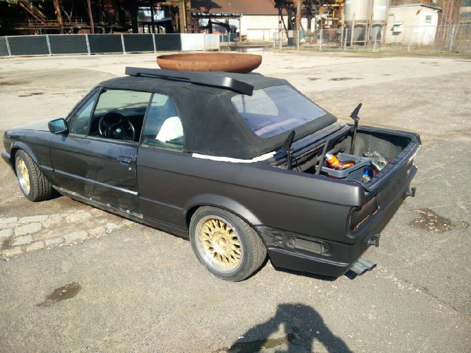 E30 318i Cabrio Motorradersatz ;-) - 3er BMW - E30