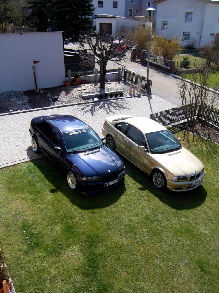 Oldschool: tief, TIEFBETT, *Diamond-Felgen11x18* - 3er BMW - E46