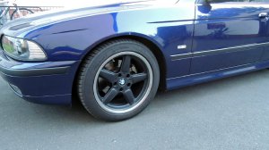 Alutec AC Schnitzer Design Felge in 8.5x17 ET 10 mit Michelin Pilot Sport 3 Reifen in 235/45/17 montiert hinten Hier auf einem 5er BMW E39 523i (Touring) Details zum Fahrzeug / Besitzer
