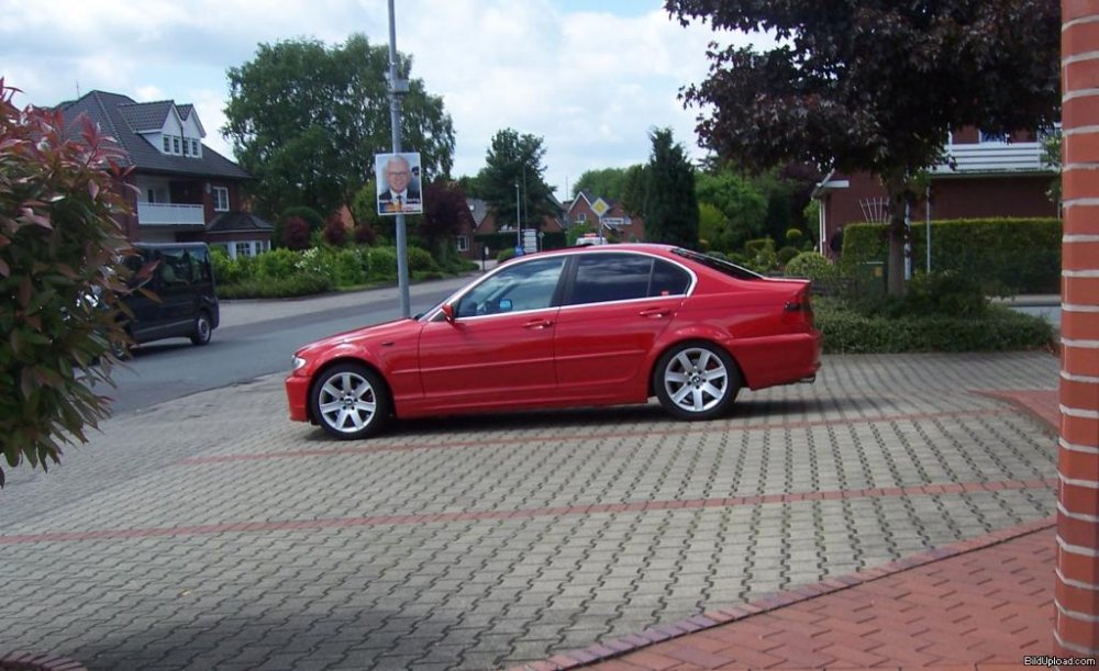 Schnelle Autos sind rot!  Navi eingebaut!!! - 3er BMW - E46
