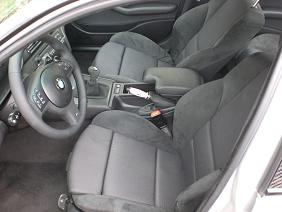 Sitz rechts vorn Stoff Alcantara BMW 3 COMPACT (E46) 316 TI 85 KW