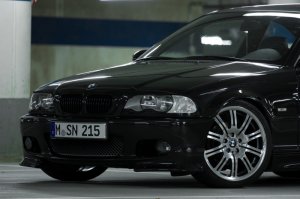 328ci Cosmosschwarz ///M 67 Frontpoliert - 3er BMW - E46
