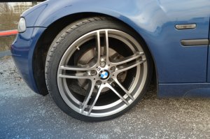 BMW M313 Felge in 9x19 ET 39 mit Hankook EVO S1 Reifen in 225/35/19 montiert vorn Hier auf einem 3er BMW E46 325ti (Compact) Details zum Fahrzeug / Besitzer