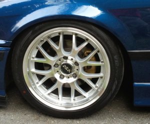 BBS ASA AR1 Felge in 8x17 ET  mit Hankook Ventus V12 Evo Reifen in 215/45/17 montiert vorn Hier auf einem 3er BMW E36 325i (Coupe) Details zum Fahrzeug / Besitzer