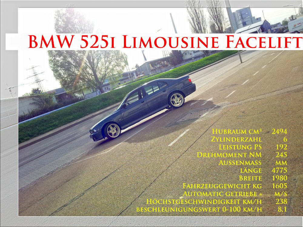 E39 Limousine 525i - 5er BMW - E39
