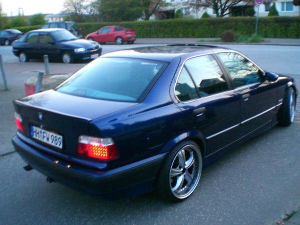 E36 320i limo Blue Daimont - 3er BMW - E36