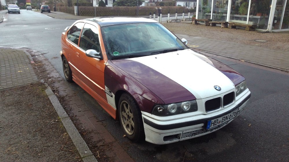 E36 Compact 325i Arancio Calipso - 3er BMW - E36