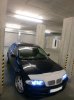 Blue BMW e46