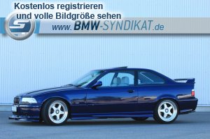Maße35x13mm BMW Hamann Pin 3er E36 lackiert
