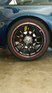 Motec Nitro Felge in 9x18 ET 30 mit Dunlop SP Sport Maxx RT Reifen in 255/35/18 montiert hinten Hier auf einem Z3 BMW E36 2.8 (Coupe) Details zum Fahrzeug / Besitzer