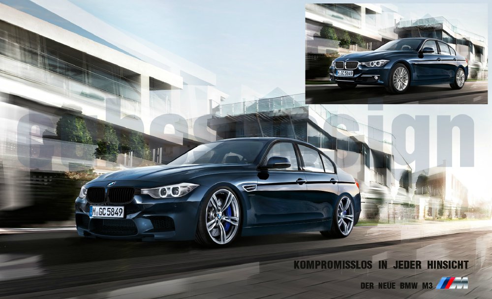 BMW F30 M3 - BMW Fakes - Bildmanipulationen