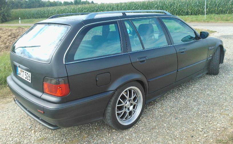 Ex Alltagskombi -mattschwart gerollert! - 3er BMW - E36