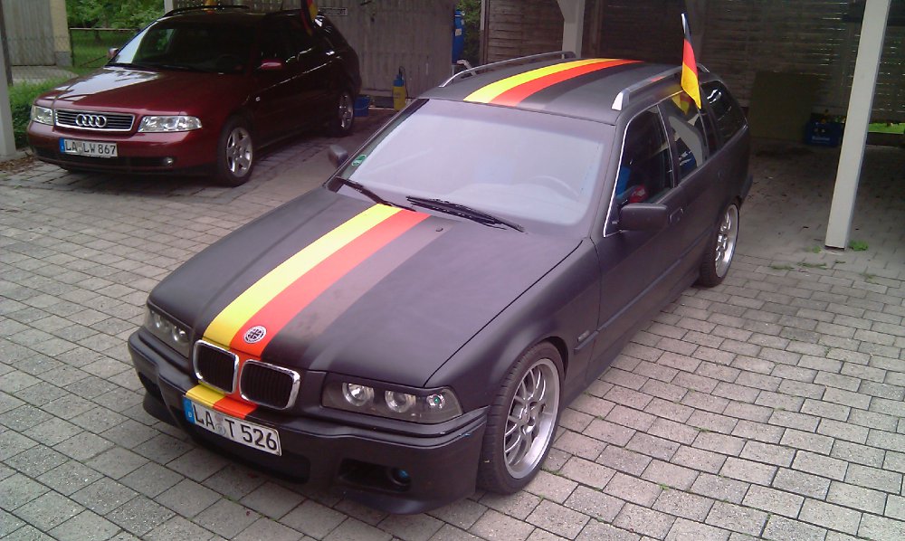 Ex Alltagskombi -mattschwart gerollert! - 3er BMW - E36