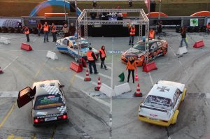 BMW-News-Blog: Gymkhana Drift Cup Finale 2011 - auf dem Parkhausd - BMW-Syndikat