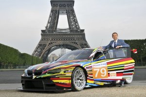 BMW-News-Blog: Jeff_Koons_BMW_M3_GT2__Der_bunte_Dicke_als_1_18_Art_Car