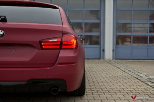 BMW-News-Blog: BMW 5er 535d Touring (F11): Cherry Red Matt Metall - BMW-Syndikat