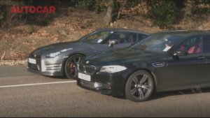 BMW-News-Blog: BMW M5 F10 - Harte Bewhrungsprobe gegen Nissans GT-R