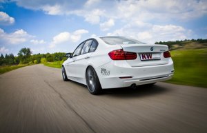BMW-News-Blog: KW automotive: BMW 3er F30 mit Gewindefahrwerk Variante 3+ "inox-line"