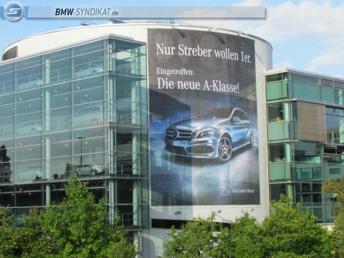 Mercedes Benz Werbeslogan Schuss Ins Knie Fur Die Stuttgarter Magazin News Blog Zum Thema Bmw Und Tuning