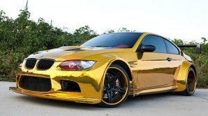 BMW-News-Blog: BMW M3 E92: Eyecatcher in Chrom-Gold aus China