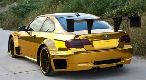 BMW-News-Blog: BMW M3 E92: Eyecatcher in Chrom-Gold aus China - BMW-Syndikat