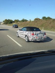 BMW-News-Blog: BMW 2er Cabrio 2014 (F23): Erlknig mit Stoffmtze gesichtet