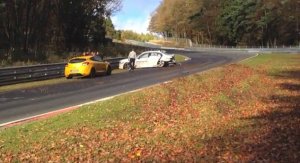 BMW-News-Blog: Nrburgring Nordschleife: Crash mit dem BMW M5 (F1 - BMW-Syndikat