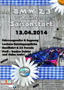 BMW Z3 Roadster Saisonstart  & Fahrzeugsegnung2014 -  - 674872_bmw-syndikat_bild