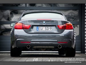 BMW-News-Blog: insidePerformance: Auspuffanlagen im 2x1-Rohr-Performance-Look fr alle BMW 4er (F32/F33)