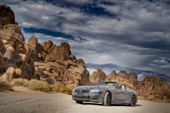 BMW-News-Blog: BMW 8er Cabrio: Prototyp unterwegs im Death Valley
