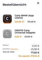 BMW-News-Blog: Black Friday: 25% Rabatt und Gratis Carly Adapter bis 27.11.23