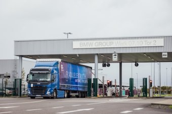 BMW-News-Blog: Emissionsreduziertes Fahren: E-LKW transportieren - BMW-Syndikat