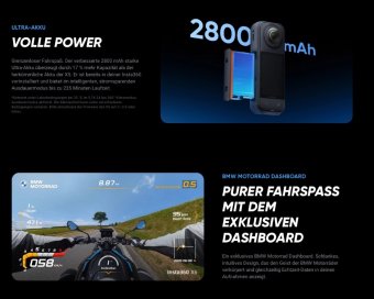 BMW-News-Blog: Insta360 X5 BMW Motorrad Edition: 8K-360-Kamera - gebaut fr die Strae