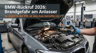 BMW-News-Blog: BMW-R�ckruf Anlasser 2026: Brandgefahr - so pr�fst du per FIN, ob dein BMW betroffen ist