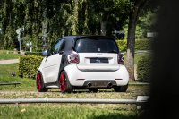 BMW-News-Blog: JMS Smart Fortwo 453: OZ-Felgen, KW-Fahrwerk und Fox-Auspuff