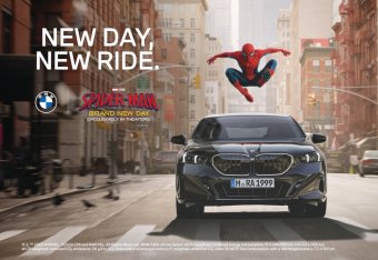 BMW-News-Blog: BMW iX3 trifft Spider-Man: Neue Klasse in �Brand New Day� im Kino