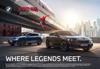 BMW-News-Blog: BMW iX3 trifft Spider-Man: Neue Klasse in �Brand New Day� im Kino